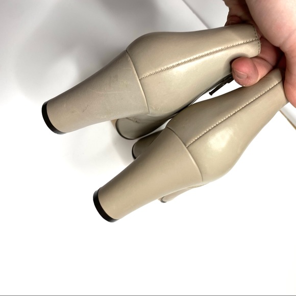 Innovare | Leather Tan Heeled Booties - Picture 7 of 9